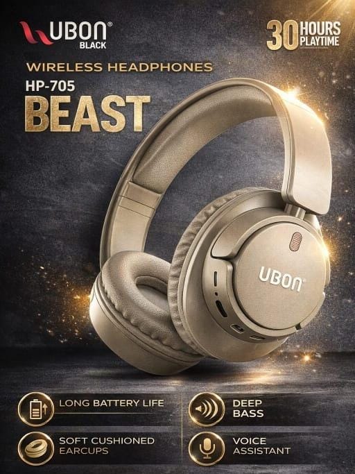 UBON Black HP-705 Beast
